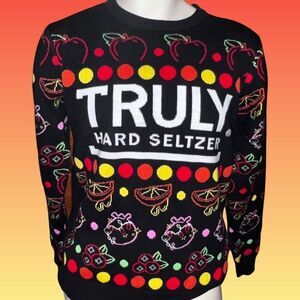 NWOT Truly Hard Seltzer Sweater Size Small